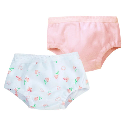 Flower & Pink Underwear 2 Pack Fits 18" American Girl Doll Clothes0