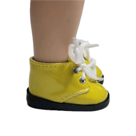 Yellow Shoes Fits 14.5" Wellie Wisher American Girl Doll Shoes0