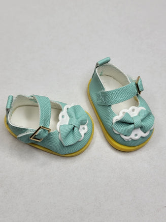 Mint Green Mary Jane Dress Shoes Fits 14.5" Wellie Wisher American Girl Doll3