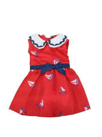 Nautical Sailboat Dress Fits 14.5" Wellie Wisher American Girl Doll Clothing1