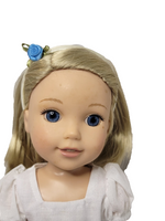 White Victorian Gown Fits 14.5" Wellie Wisher American Girl Doll Clothing2