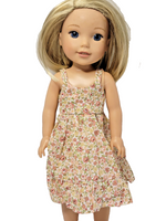 Floral Western Dress Jacket Fits 14.5" Wellie Wisher American Girl Doll Clothing1