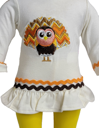 Thanksgiving Turkey Fall Pant Set Fits 18" American Girl Doll Clothing1