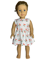 Red Cherry Dress And Cardigan Fits 18" American Girl Doll Clothing1