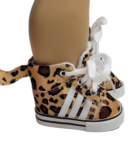 Cheeta Tail Sneakers Fits 18" American Girl Doll Clothing Shoes0