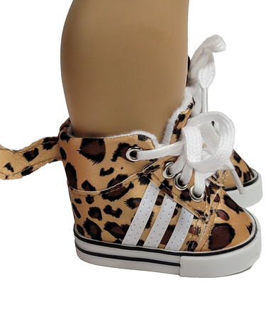 Cheeta Tail Sneakers Fits 18" American Girl Doll Clothing Shoes0