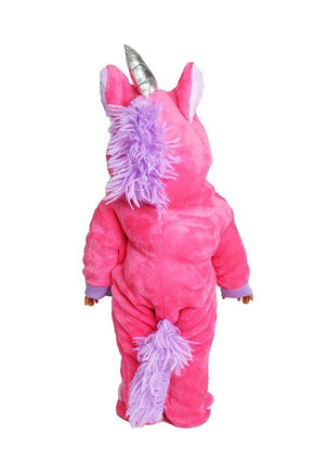 Hot Pink Unicorn One Piece Outfit Costume Fits 18" American Girl Doll Clothing1