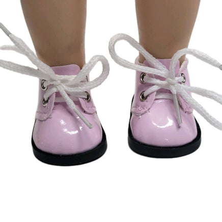 Light Pink Shoes Fits 14.5" Wellie Wisher American Girl Doll Shoes0