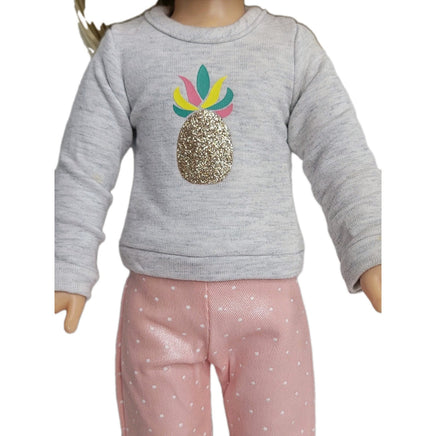 Pink Polka Dot Pant Set Fits 14.5" Wellie Wisher American Girl Doll Clothes2