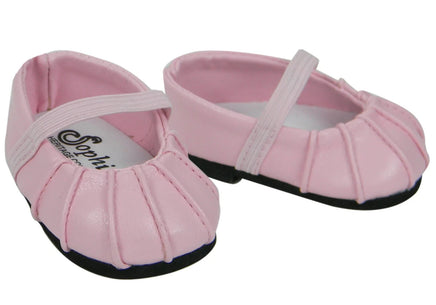 Pink Ballet Flats Fits 18" American Girl Doll Clothing Shoes0