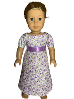 Purple Victorian Gown Fits 18" American Girl Doll Clothing0