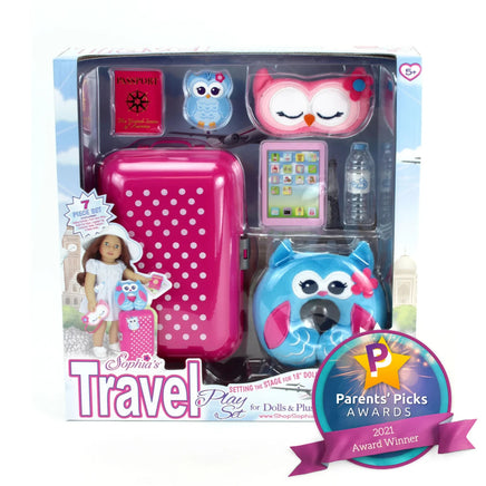 Suitcase Traveling Playset Fits 18" American Girl Doll Accessories2