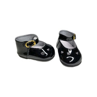 Black Heart Cutout Dress Shoes Fits 18" American Girl Doll Clothes Shoes2