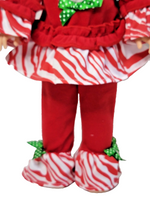 Santa Pajama Pant Set Fits 14.5" Wellie Wisher American Girl Doll Clothing2