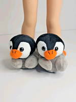 Penguin Slippers Fits 14.5" Wellie Wisher American Girl Doll Shoes0