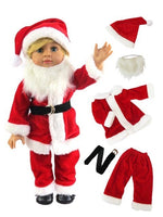 Santa Suit Christmas Outfit Fits 18" American Girl Doll Clothing0