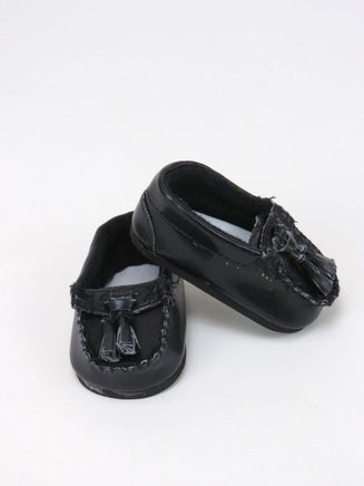 Black Little Loafers Fits 18" American Girl Doll Clothing Shoes0