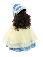 Blue Colonial Style Dress Fits 14.5 Wellie Wisher American Girl Doll Clothes1