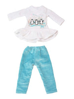 Winter Penguin Pant Set Fits 14.5" Wellie Wisher American Girl Doll Clothing2