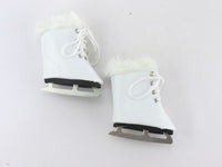 White Ice Skates Fits 18" American Girl Doll Clothing Shoes1