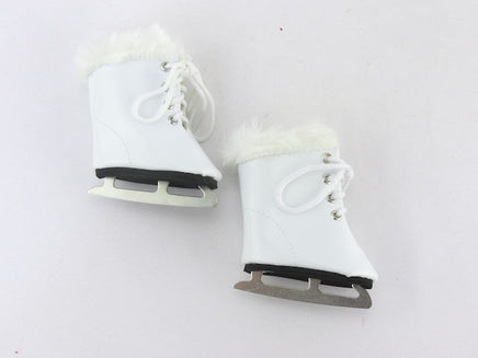 White Ice Skates Fits 18" American Girl Doll Clothing Shoes1
