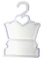 White Heart Display Hangers 10 Pack Fits 14.5" Wellie Wisher American Girl Doll1
