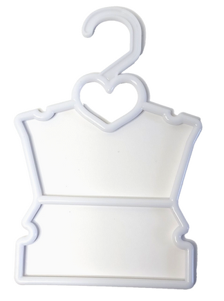 White Heart Display Hangers 10 Pack Fits 14.5" Wellie Wisher American Girl Doll1