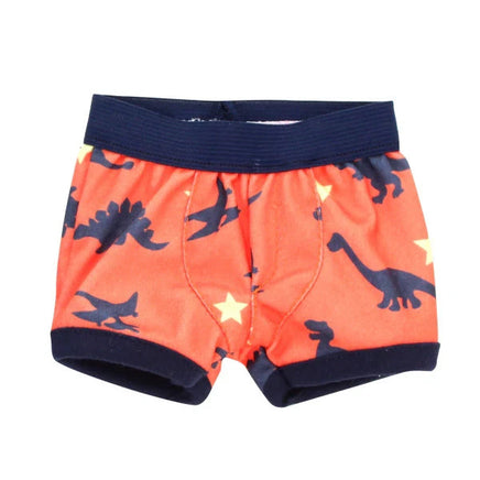 Dinosaur & Star Underwear 2 Pack Fits 18" American Boy Girl Doll Clothes1