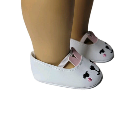 Bunny Slip On Dress Shoes Fits 18" American Girl Doll Clothes Shoes1