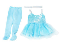 Teal Ballerina Dress Dance Outfit Shoes Fits 18" American Girl Doll Clothing2