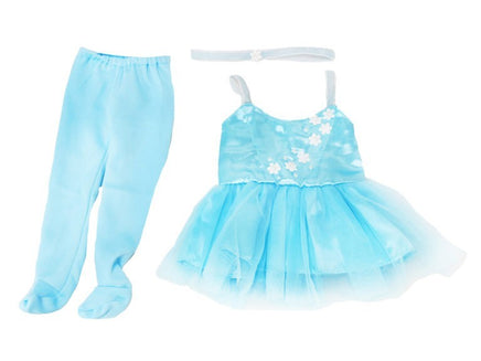 Teal Ballerina Dress Dance Outfit Shoes Fits 18" American Girl Doll Clothing2