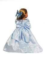 Blue Princess Ball Gown Fits 14.5" Wellie Wisher American Girl Doll Clothing1