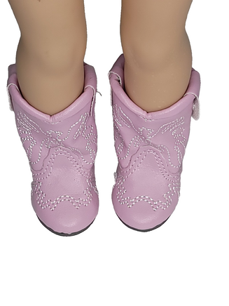Pink Western Boots Fits 14.5" Wellie Wisher American Girl Doll Shoes1