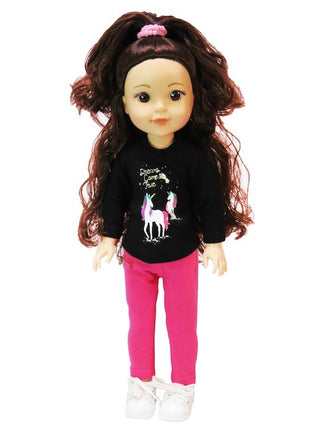 Dreams Come True Unicorn Pant Set Fits 14.5" Wellie Wisher American Girl Clothes0