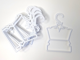 White Star Display Hangers 10 Pack Fits 14.5" Wellie Wisher American Girl Doll0