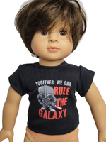 Rule The Galaxy T-Shirt Fits 18" American Girl Doll Clothing0
