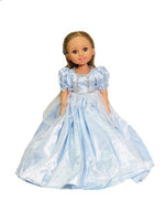 Blue Princess Ball Gown Fits 14.5" Wellie Wisher American Girl Doll Clothing0