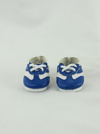 Blue And White Sneakers Fits 14.5" Wellie Wisher American Girl Doll Shoes1