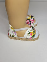 Floral Sandals Fits 18" American Girl Doll Clothes Shoes1