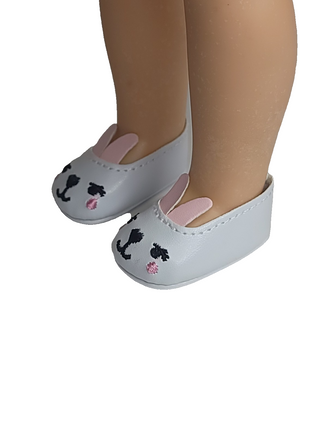 Bunny Shoes Fits 14.5" Wellie Wisher American Girl Doll Shoes2