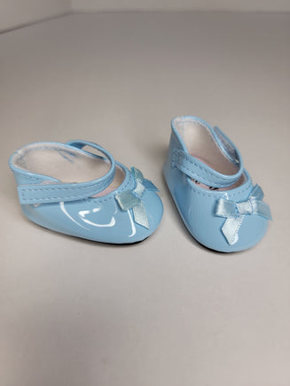 Light Blue Bow Dress Shoes Fits 18" American Girl Doll Clothes Shoes1