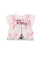 Pink Floral Paris T-shirt Fits 18" American Girl Doll Clothing1