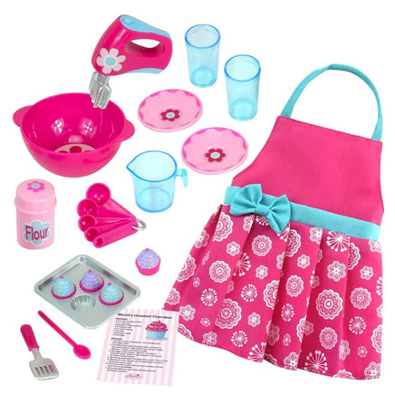 Baking Set & Apron 27pcs Fits 18" American Girl Doll Accessories Food1