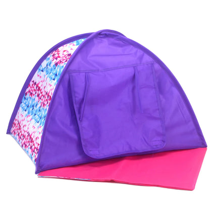 Purple Camping Tent & Sleeping Bag Fits 18" American Girl Doll Accessories Sets2