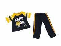 Game On Basketball Pant Set Fits 18" American Girl Boy Doll Clothing1