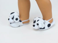 Dalmatian Slippers Fits 18" American Girl Doll Clothing Shoes1