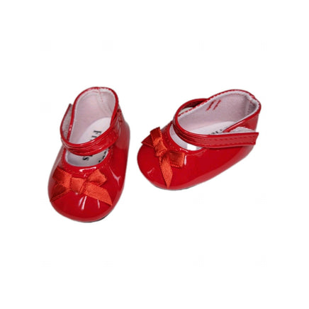 Red Bow Dress Shoes Fits 18" American Girl Doll Clothes Shoes2