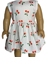 Red Cherry Dress And Cardigan Fits 18" American Girl Doll Clothing2
