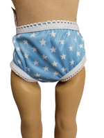 3 Pair Of Star Underwear Pink Blue Lavender Fits 18" American Girl Doll Clothing3