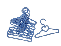Blue Heart Hangers 10 Pack Fits 14.5" Wellie Wisher American Girl Doll0